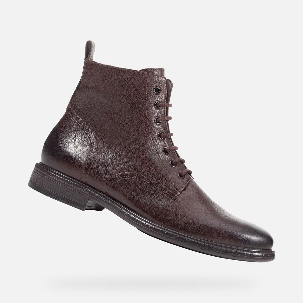 Geox Erkek Bot Koyu Kahverengi - Terence - IBQ-671495